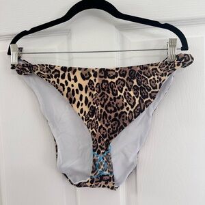 ASOS Brown and Black Leopard Print Bikini